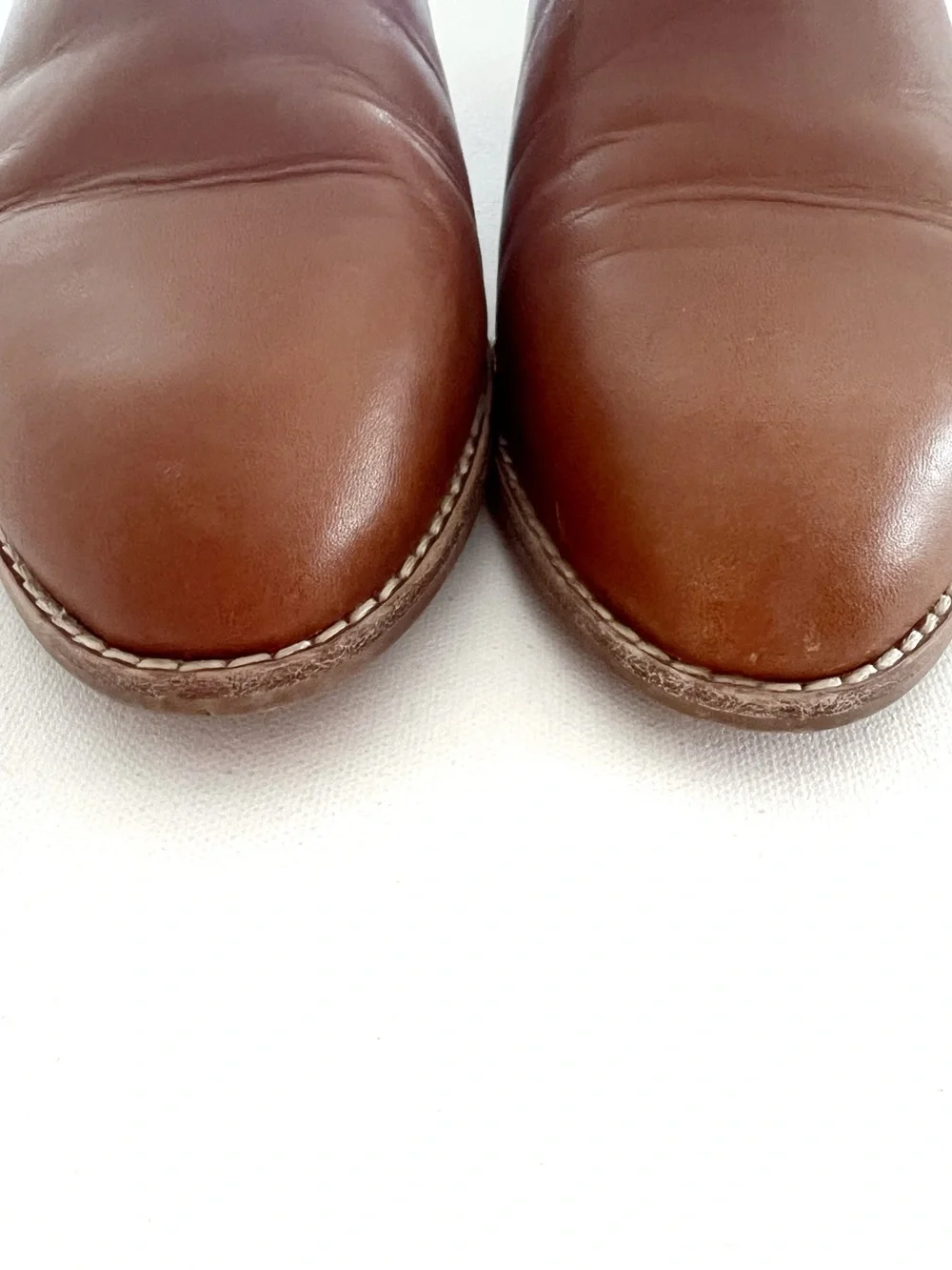 Madewell The Lucie Shoe in Leather English Saddle Size 8.5